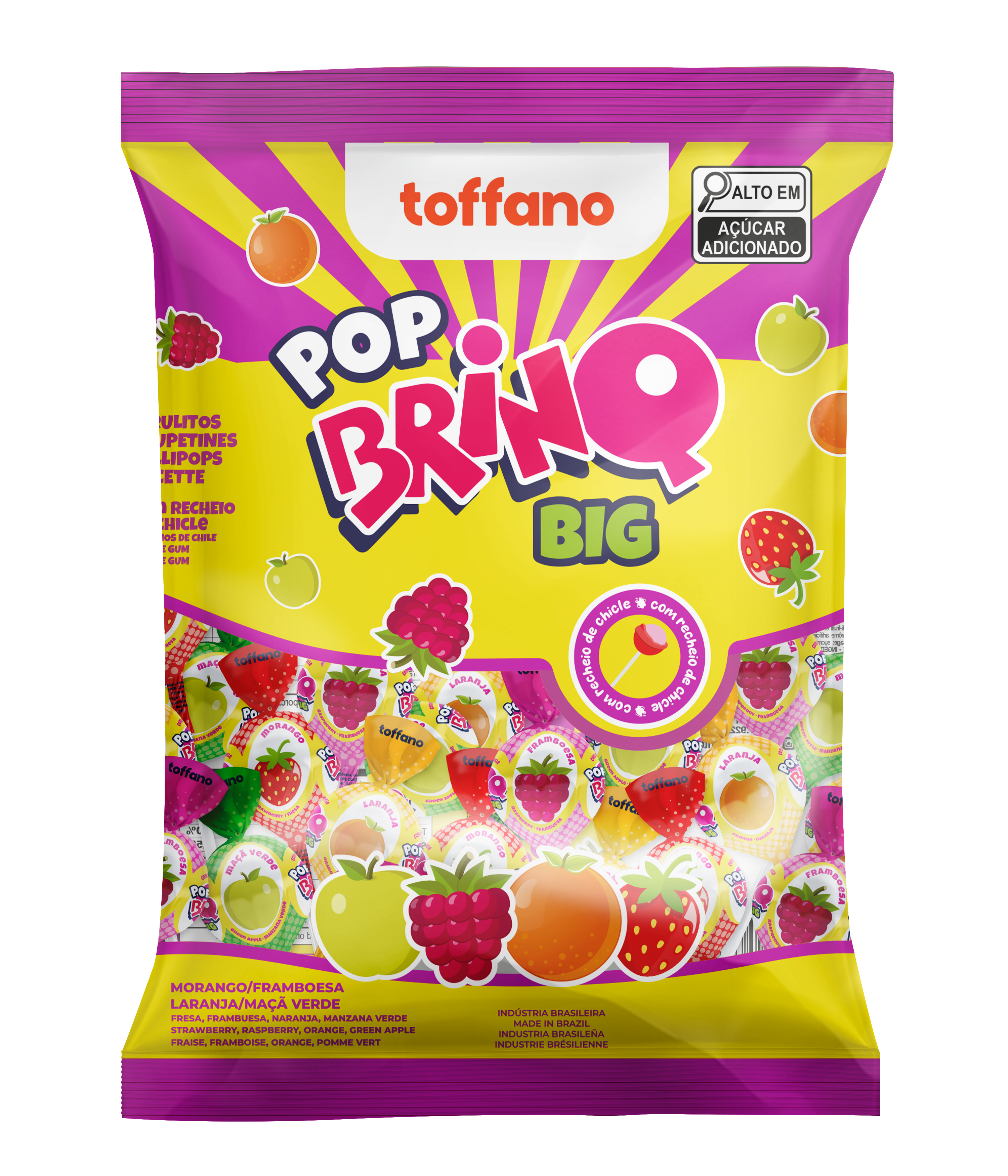 Pop Brinq Big - Frutas